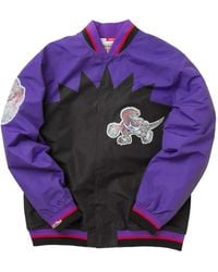 Mitchell & Ness - X Toronto Raptors 75Th Anniversary Warm Up Appliqué Jacket - Lyst