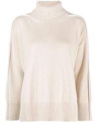 Lorena Antoniazzi - Piped-Trim Roll-Neck Jumper - Lyst