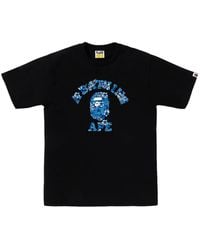 A Bathing Ape - Palm Resort Camo College T-Shirt - Lyst