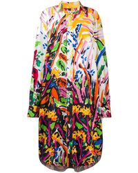 Marni Chemisier con stampa - Multicolore