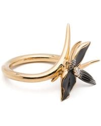 Shaun Leane - Interlocking Ring Met Bloem En Diamant - Lyst