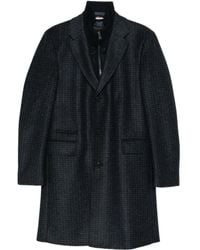 BOSS - Buttoned Coat - Lyst