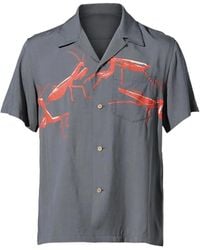 JW Anderson - Mantis-Print Camp-Collar Shirt - Lyst