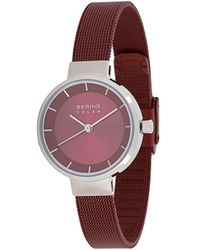 Bering Orologio Classic Polished - Rosso