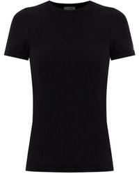 MM6 by Maison Margiela - Ribbed T-Shirt - Lyst