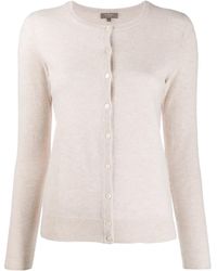 N.Peal Cashmere - Cárdigan con cuello redondo - Lyst