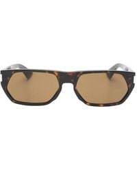 Saint Laurent - Rectangle-Frame Sunglasses - Lyst