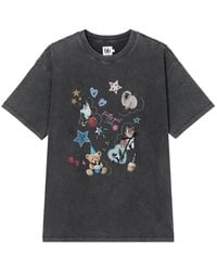 B+ AB - Graphic-Print Cotton T-Shirt - Lyst