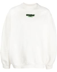 OAMC - Logo-patch Cotton Sweatshirt - Lyst