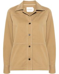 Closed - Panelled Twill Shirt Jacket - Lyst