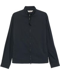 Aspesi - High-Neck Zip-Up Jacket - Lyst