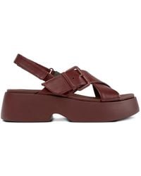 Camper - Tasha Buckled Sandals - Lyst