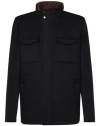 Herno - Jack Met Klepzak En Trechterhals - Lyst