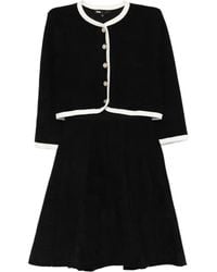 Maje - Ausgestelltes Kleid Mit Knöpfen - Lyst