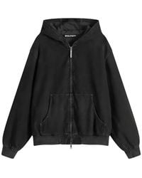 Palm Angels - Zip-Up Hooded Jacket - Lyst