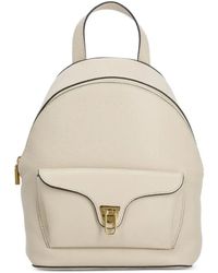 Coccinelle - Beat Pebbled Leather Small Backpack - Lyst