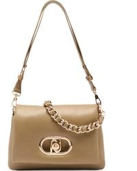 Liu Jo - Lapuffy Medium Braided Chain Logo Crossbody Bag - Lyst