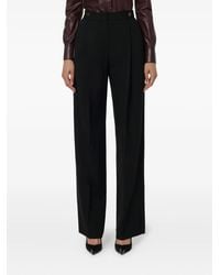 Elisabetta Franchi - Pantalon À Détails Plissés - Lyst