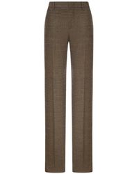 Etro - Check-Pattern Trousers - Lyst