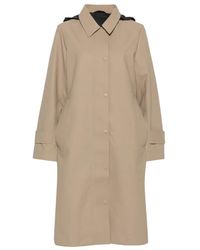 Rains - Hooded Belted Coats - Lyst