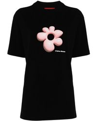 A BETTER MISTAKE - Abstract Flower T-Shirt mit grafischem Print - Lyst