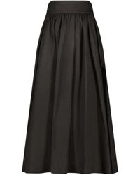 MARCELLA - Raven Elasticated-Waistband Maxi Skirt - Lyst