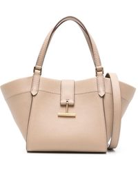 Tom Ford - Grain Leather Small Tote Bags - Lyst