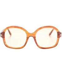 Tom Ford - Hanley Oversized Square-Frame Sunglasses - Lyst