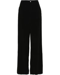 Moschino Jeans - High-waisted Palazzo Trousers - Lyst