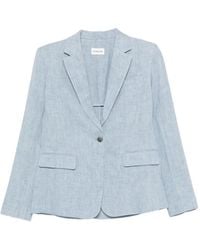 P.A.R.O.S.H. - Notched-Lapel Single-Breasted Blazer - Lyst