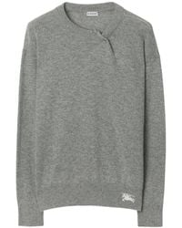 Burberry - Pullover Mit Equestrian Knight-Stickerei - Lyst