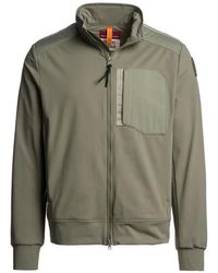 Parajumpers - Douglas Quilted-Panel Zip-Up Sweatshirt - Lyst