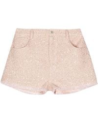 Twinset - Shorts Verfraaid Met Pailletten - Lyst