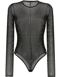 Atu Body Couture - X Rue Ra Crystal-embellished Bodysuit - Lyst