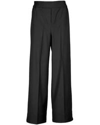 Marella - Elasticated Pressed-Crease Trousers - Lyst