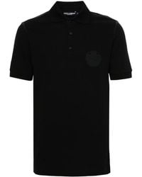 Dolce & Gabbana - Katoenen Poloshirt Met Geborduurd Logo - Lyst
