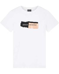 ARMANI EXCHANGE - Logo-Print T-Shirt - Lyst