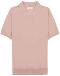 LUIGI GENTILE - Fine-Knit Short-Sleeve T-Shirt - Lyst