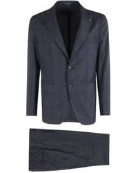 Tagliatore - Check-Pattern Single-Breasted Suit - Lyst
