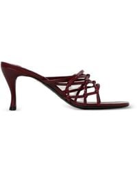 BY FAR - Malaya Sour Knotted Leather Sandals - Lyst