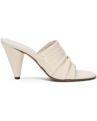 Proenza Schouler - Gathered Cone 85mm Leather Sandals - Lyst