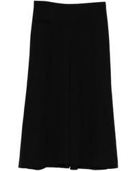 Y's Yohji Yamamoto - Wool Gabardine Skirt - Lyst