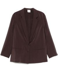 Alysi - Blazer Mit Knopfverschluss - Lyst
