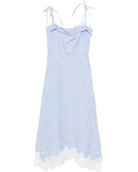 Jonathan Simkhai - Avaleigh Cotton Midi Dress - Lyst