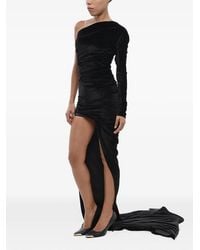 Balenciaga - Velvet Long Dress - Lyst