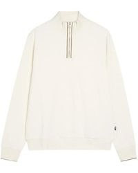 BOSS - Quarter-Zip Sweater - Lyst