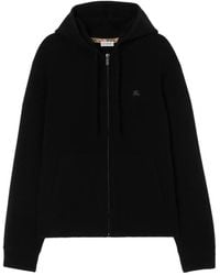Burberry - Cashmere-Blend Zip Hoodie - Lyst