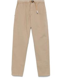 White Sand - Belted Chino Trousers - Lyst