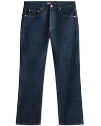 Tommy Hilfiger - Straight-Leg Faded-Effect Jeans - Lyst