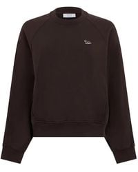 Maison Kitsuné - Fox Motif Sweatshirt - Lyst